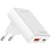 4smarts Ładowarka sieciowa FlatPlug Duos 20W USB-C + USB-A Biała
